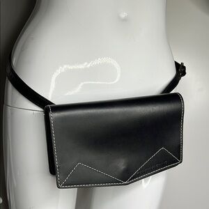 Calvin Klein Leather Belt Crossbody Waist Bag Very Roomy